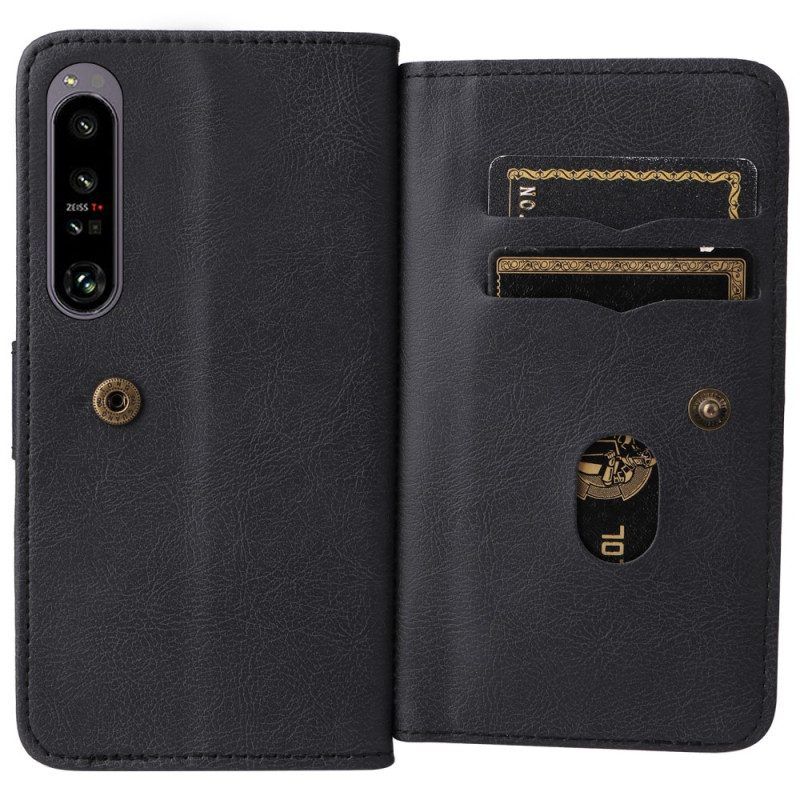 Lederhüllen Für Sony Xperia 1 IV 10 Kartenhalter