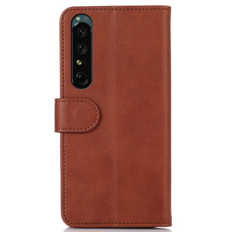 Lederhüllen Für Sony Xperia 1 IV Leder-styling