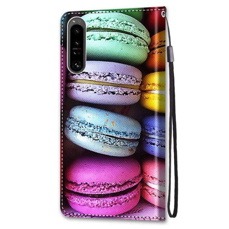 Lederhüllen Für Sony Xperia 1 IV Macarons