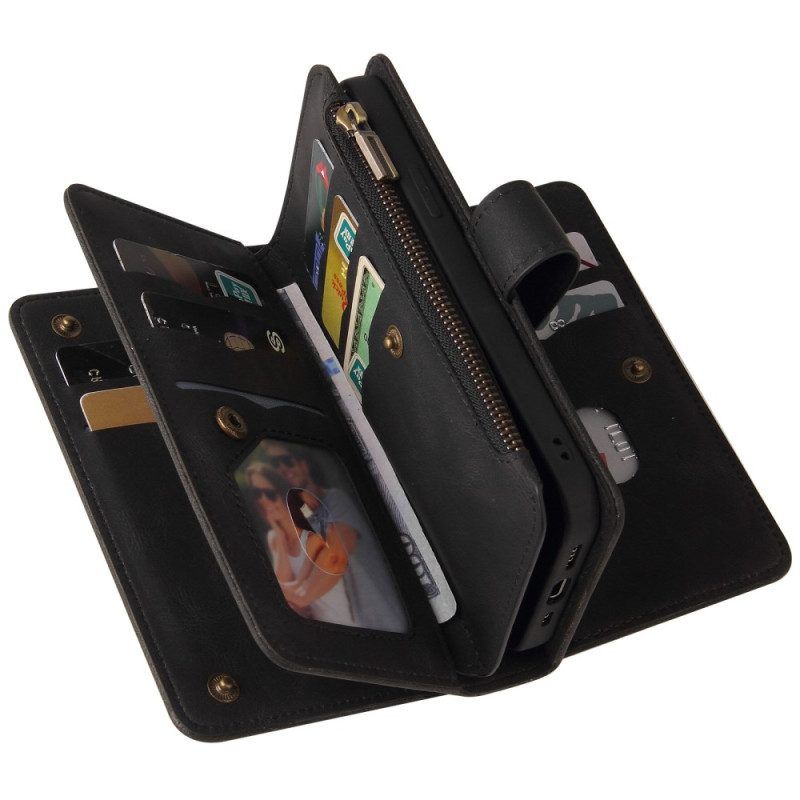 Lederhüllen Für Sony Xperia 1 IV Multifunktionaler Kartenhalter