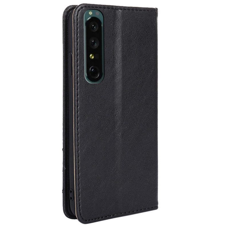 Schutzhülle Für Sony Xperia 1 IV Flip Case Dekorative Nieten