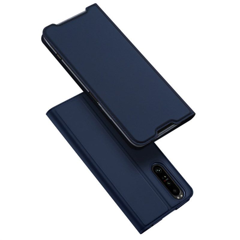 Schutzhülle Für Sony Xperia 1 IV Flip Case Skin Pro Series Dux Ducis