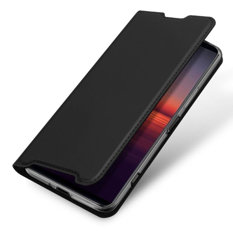 Schutzhülle Für Sony Xperia 1 IV Flip Case Skin Pro Series Dux Ducis