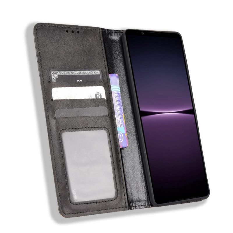 Schutzhülle Für Sony Xperia 1 IV Flip Case Stilisiert