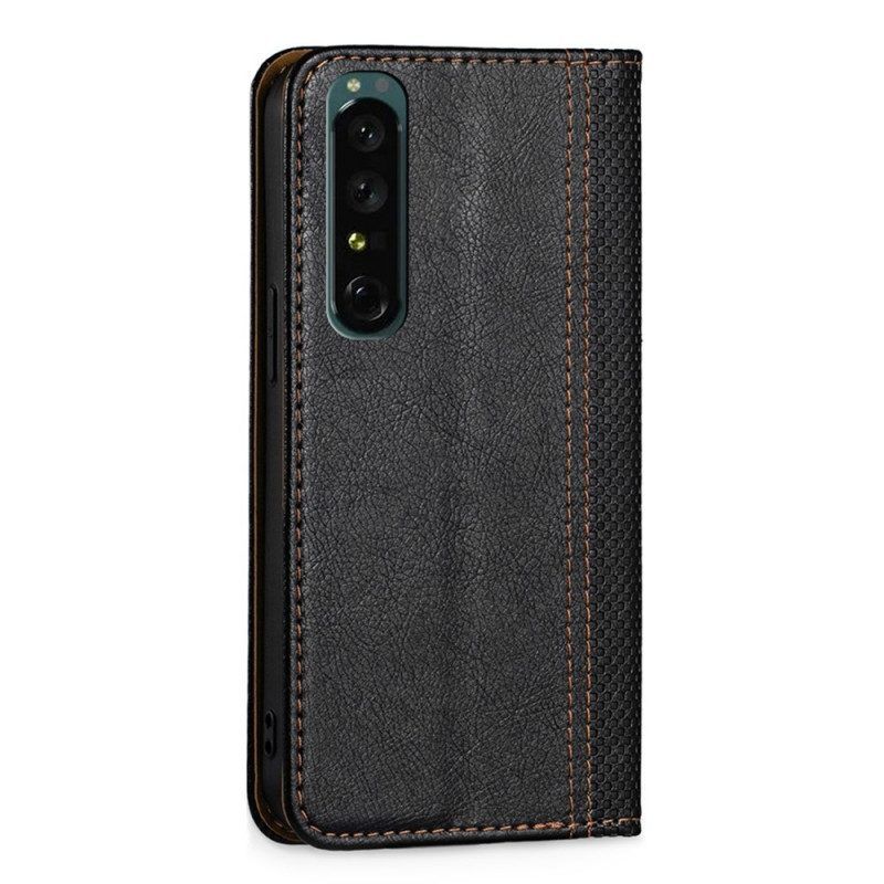 Schutzhülle Für Sony Xperia 1 IV Flip Case Vintage-kunstleder