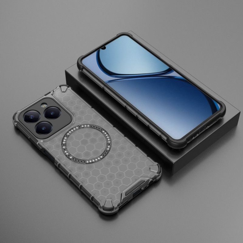 Hülle Für Realme C61 Magnetische Wabenstruktur