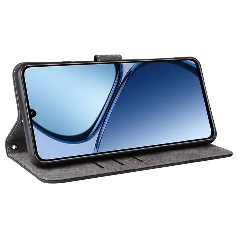 Lederhüllen Für Realme C61 Rfid-schutz In Wildlederoptik Mit Riemen