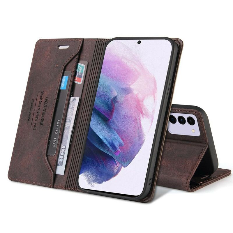 Flip Case Für Samsung Galaxy S21 Fe Kunstleder Gq.utrobe