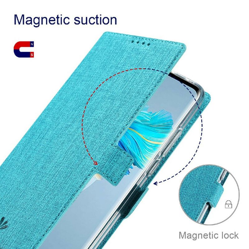 Flip Case Für Samsung Galaxy S21 Fe Strukturiert