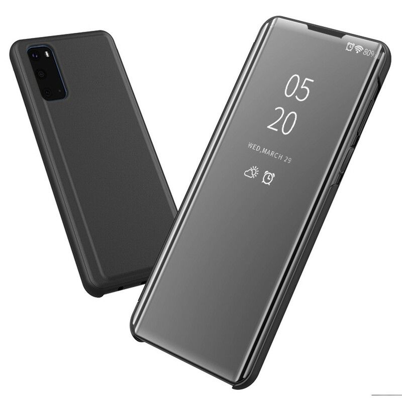 Flip Case Samsung Galaxy S21 Fe Handyhülle Spiegel