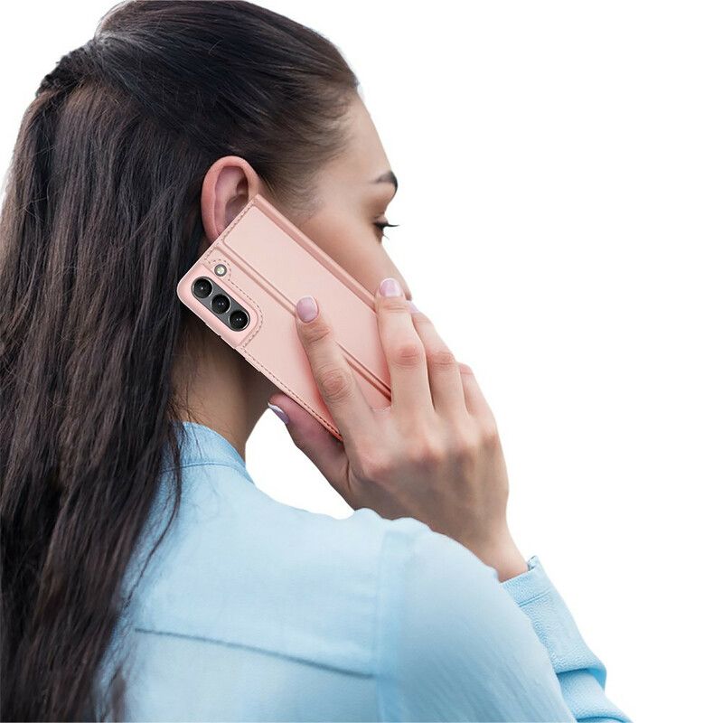 Flip Case Samsung Galaxy S21 Fe Skin Pro Dux Ducis