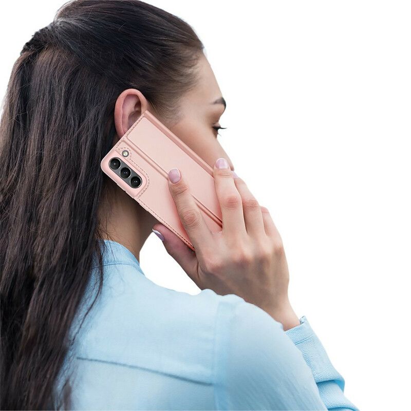 Flip Case Samsung Galaxy S21 Fe Skin Pro Dux Ducis