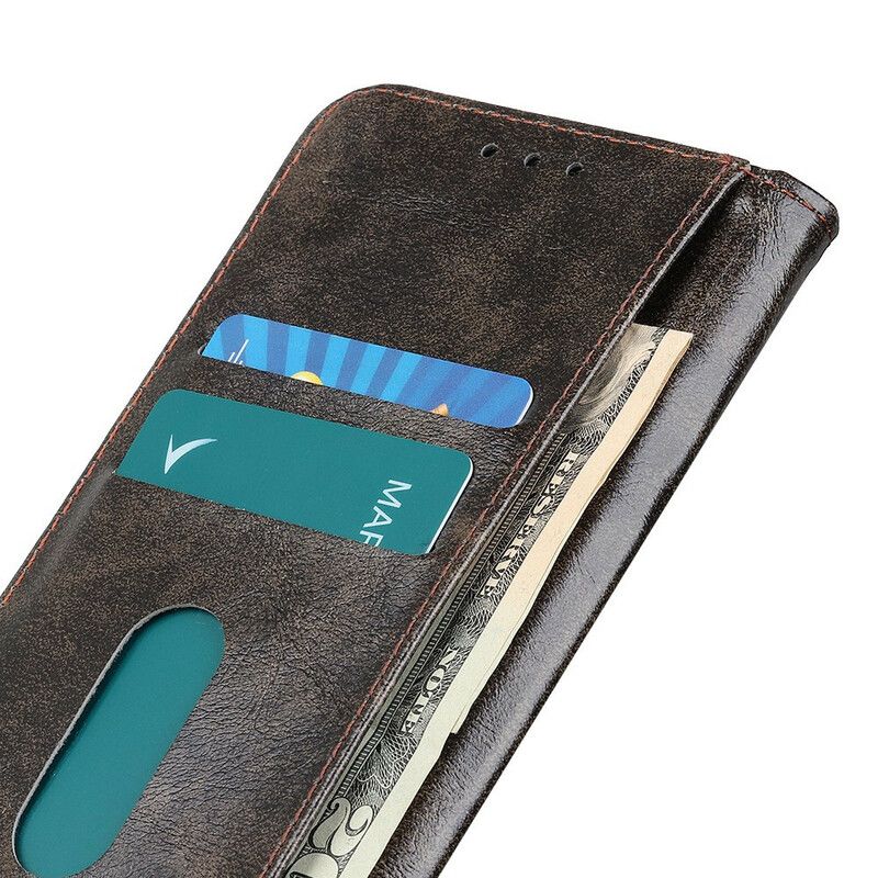 Flip Case Samsung Galaxy S21 Fe Vintage Version Mit Nieten