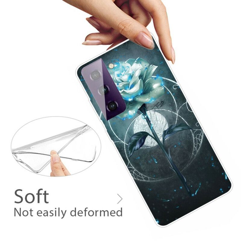 Hülle Für Samsung Galaxy S21 Fe Flexibel Rosa Grün