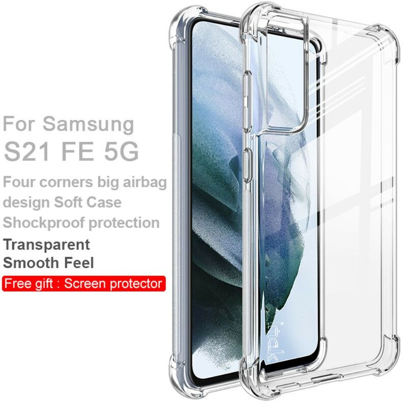 Hülle Für Samsung Galaxy S21 Fe Imak Seidig Transparent