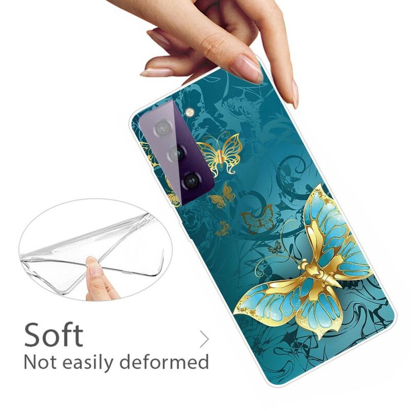 Hülle Für Samsung Galaxy S21 Fe Schmetterlingsschlauch