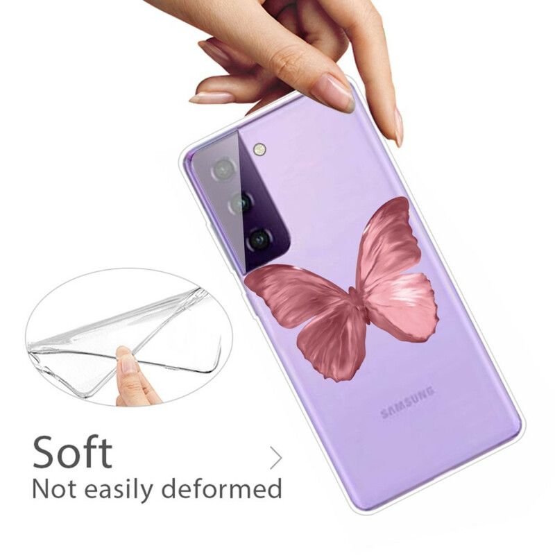 Hülle Für Samsung Galaxy S21 Fe Wilde Schmetterlinge