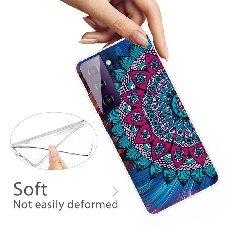Hülle Samsung Galaxy S21 Fe Buntes Mandala