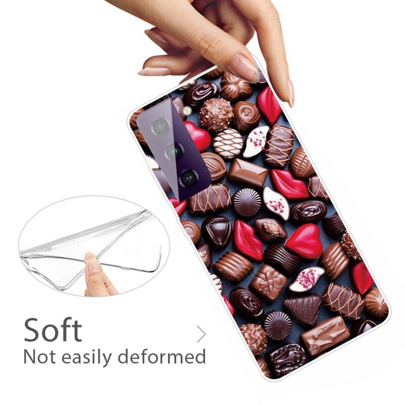Hülle Samsung Galaxy S21 Fe Flexible Schokolade