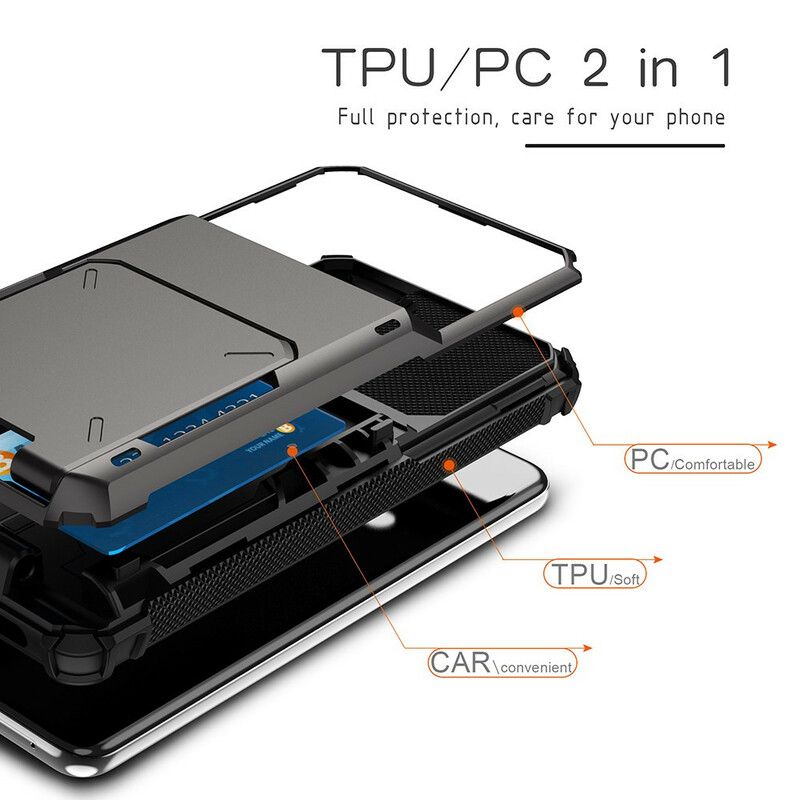 Hülle Samsung Galaxy S21 Fe Handyhülle Klappkartenhalter