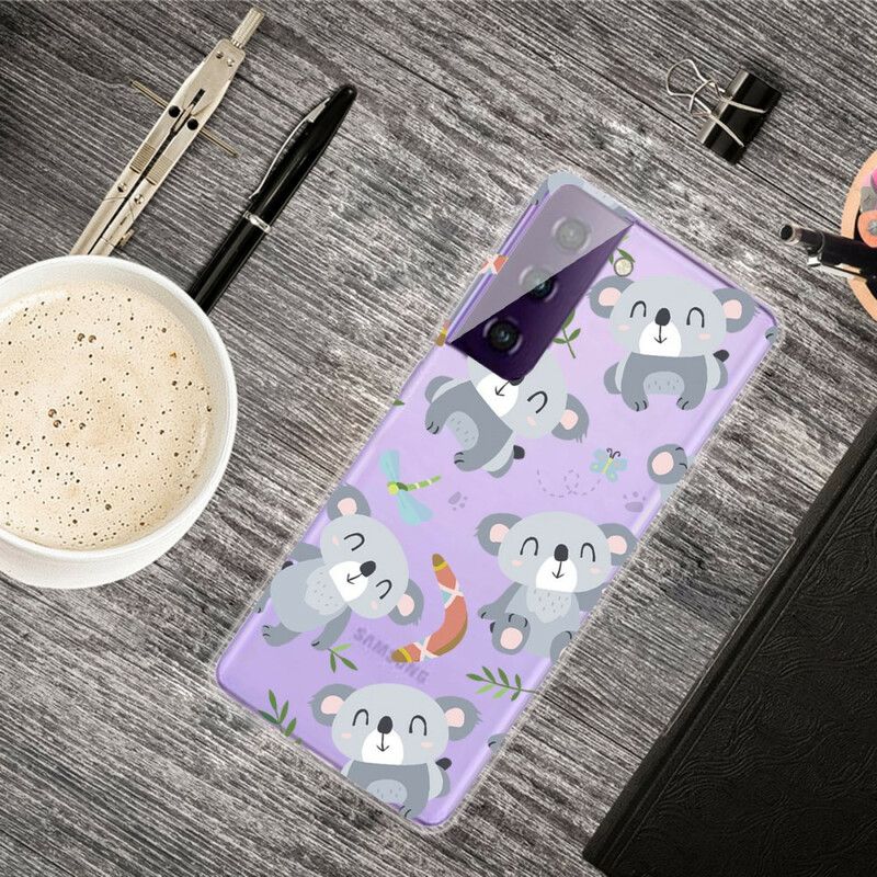 Hülle Samsung Galaxy S21 Fe Handyhülle Süße Koalas