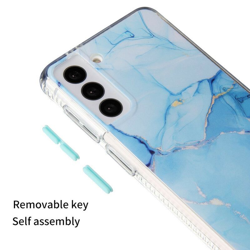 Hülle Samsung Galaxy S21 Fe Hybrider Marmoreffekt