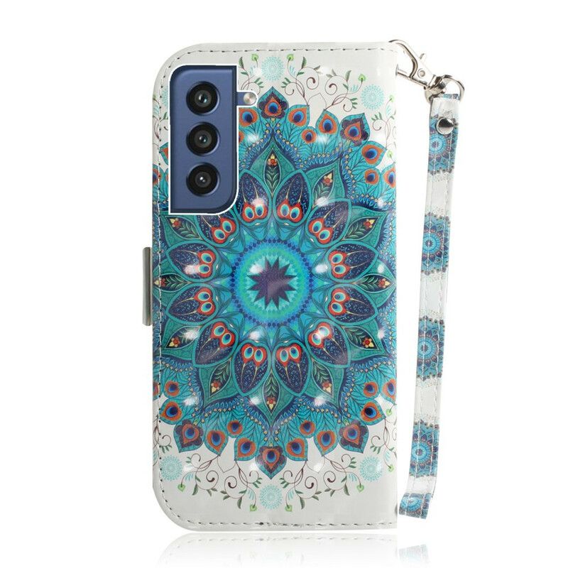 Lederhüllen Samsung Galaxy S21 Fe Magistrales Riemchen-mandala