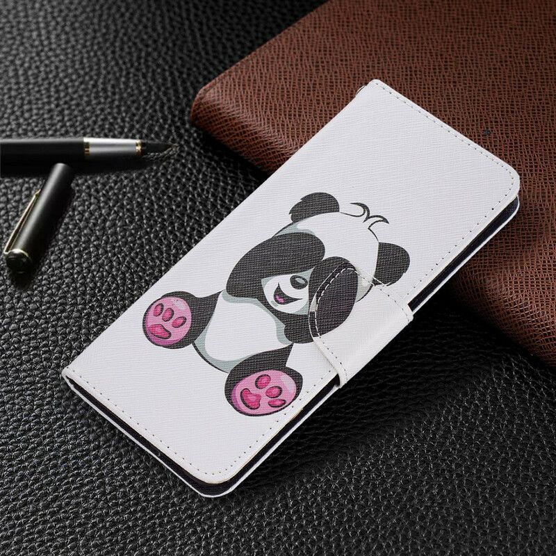 Lederhüllen Samsung Galaxy S21 Fe Panda-spaß