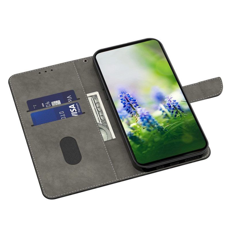 Flip Case Für iPhone 15 Pro Max Mit Kordel Zarte Tanga-katzen