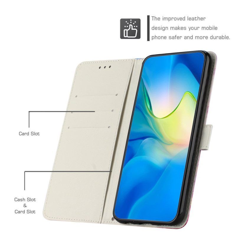Flip Case Für iPhone 15 Pro Max Mit Schultergurt