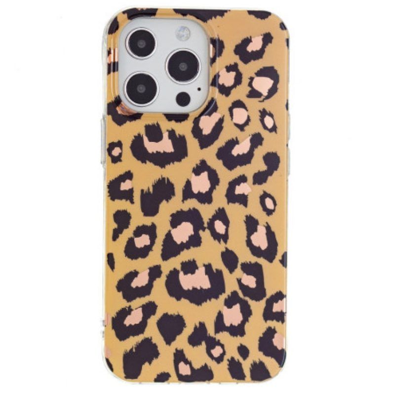 Handyhülle Für iPhone 15 Pro Max Leopardenmuster