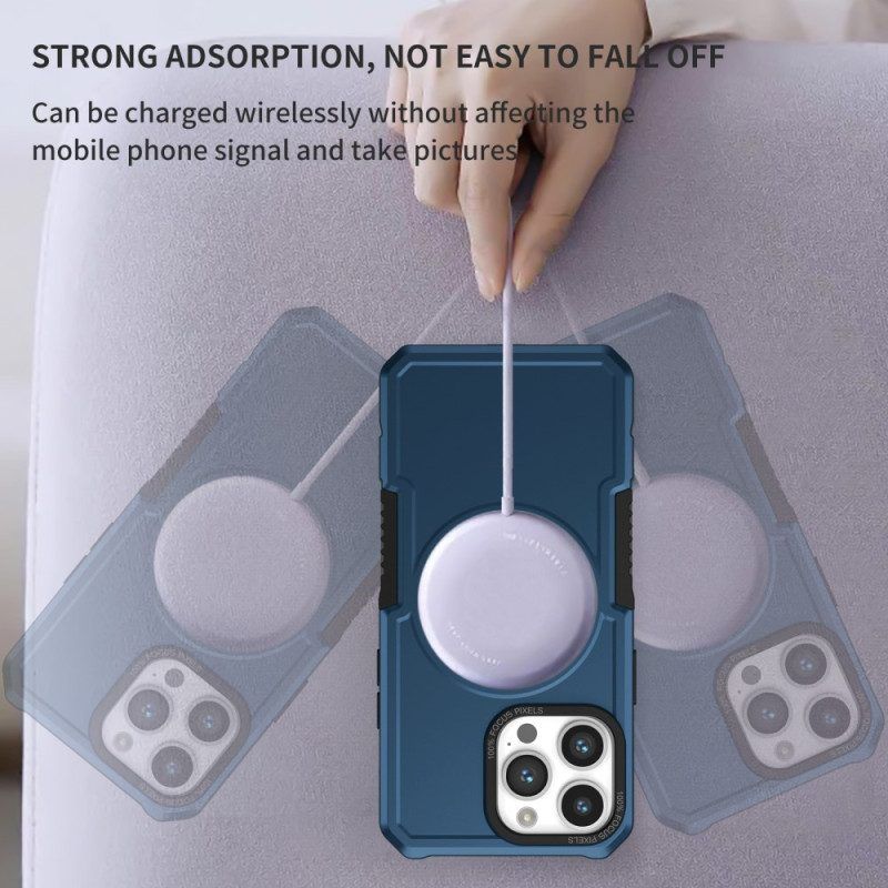 Hülle Für iPhone 15 Pro Max Magsafe-kompatibel Im Lederstil