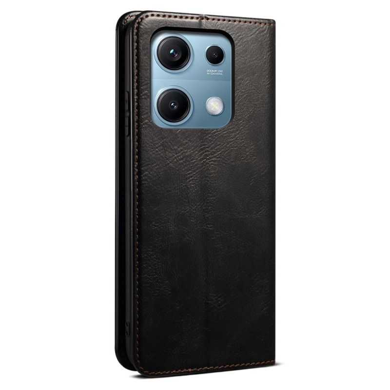 Flip Case Für Xiaomi Redmi Note 14s Gewachstes Kunstleder