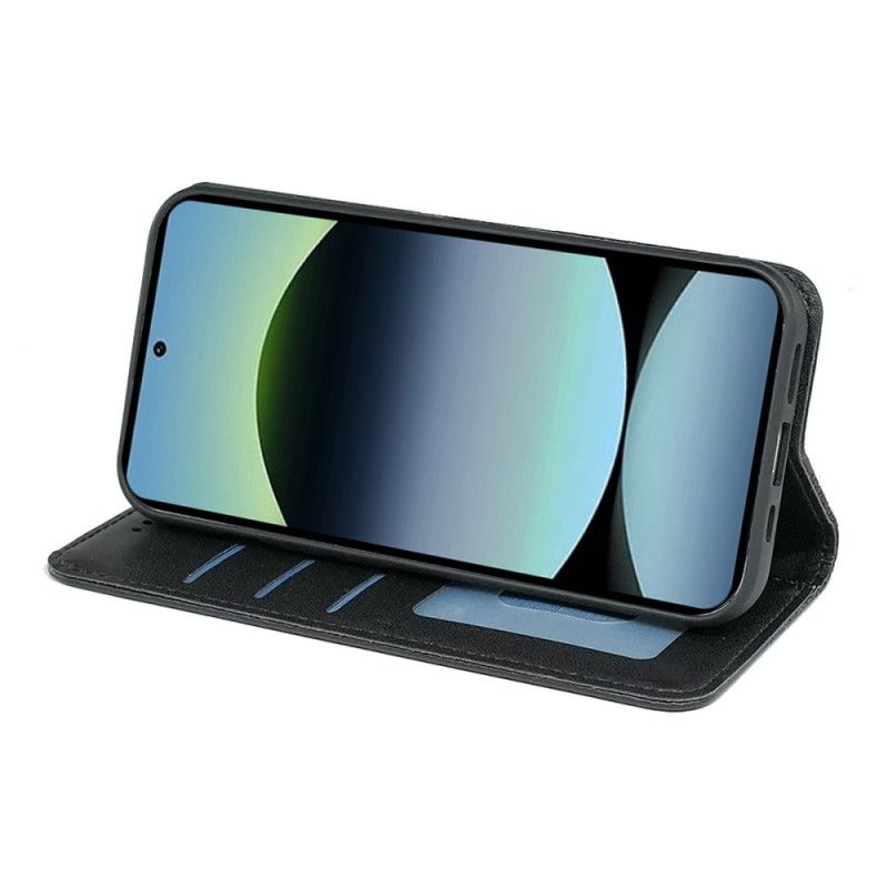 Flip Case Xiaomi Redmi Note 14s Handyhülle Kariertes Muster Mit Riemen