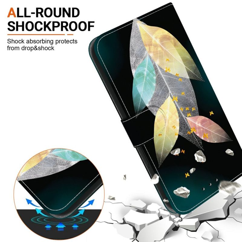 Lederhüllen Für Xiaomi Redmi Note 14s Bunte Federn