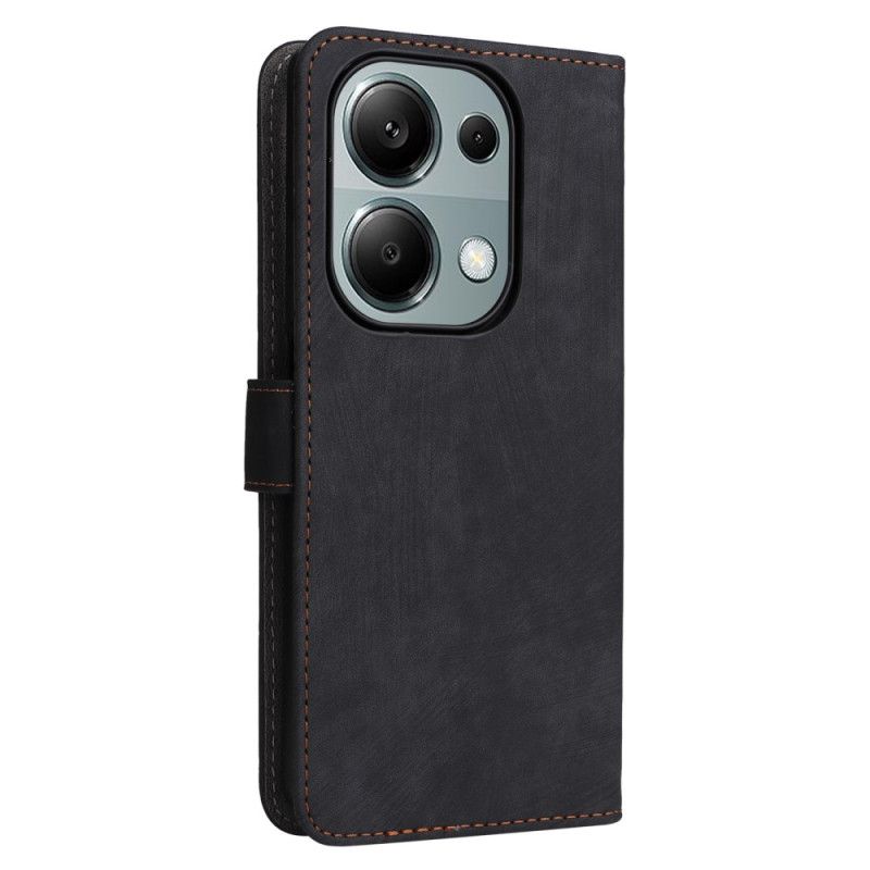 Lederhüllen Für Xiaomi Redmi Note 14s Mit Handgelenkschlaufe Und Rfid-schutz