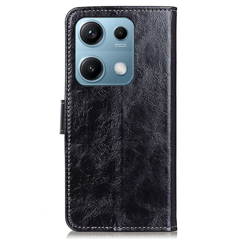 Lederhüllen Xiaomi Redmi Note 14s Handyhülle Glänzendes Kunstleder