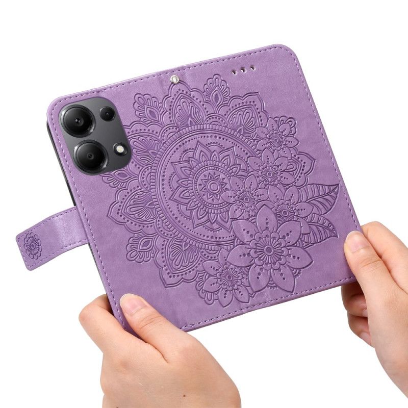 Lederhüllen Xiaomi Redmi Note 14s Handyhülle Mandala-print