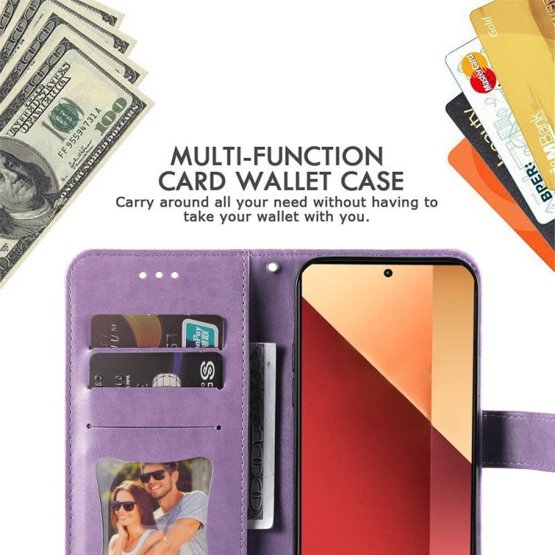 Lederhüllen Xiaomi Redmi Note 14s Handyhülle Mandala-print