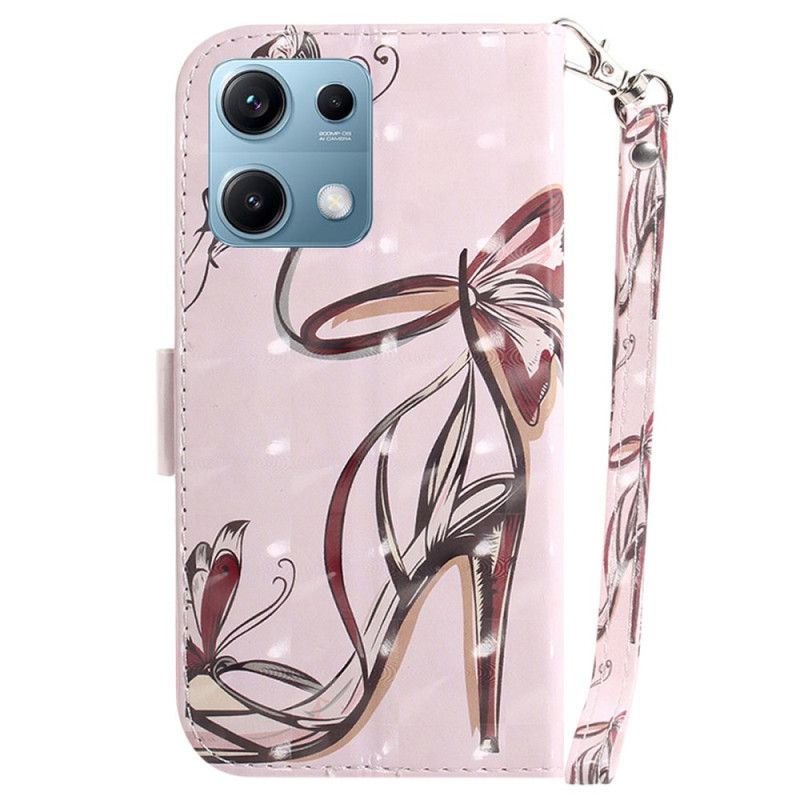 Lederhüllen Xiaomi Redmi Note 14s High Heels Mit Umhängeband