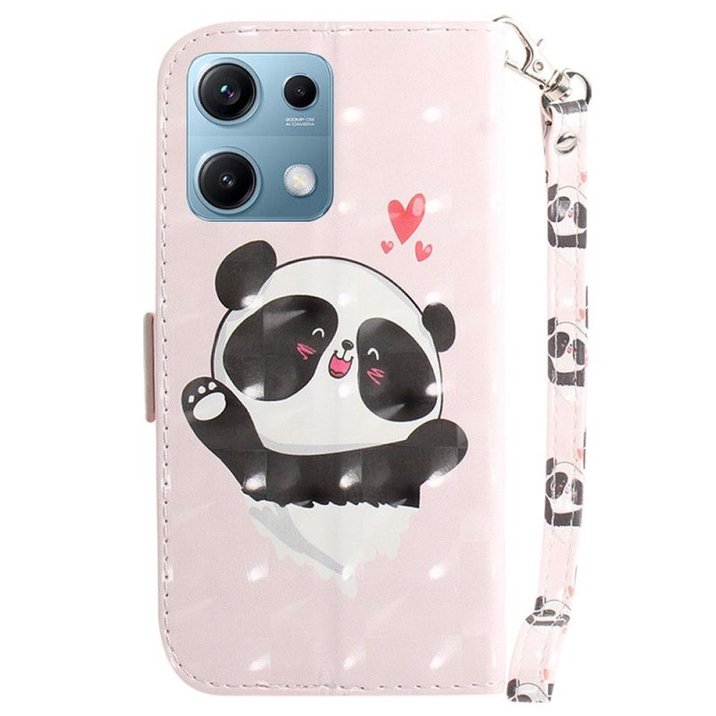 Lederhüllen Xiaomi Redmi Note 14s Panda-lanyard
