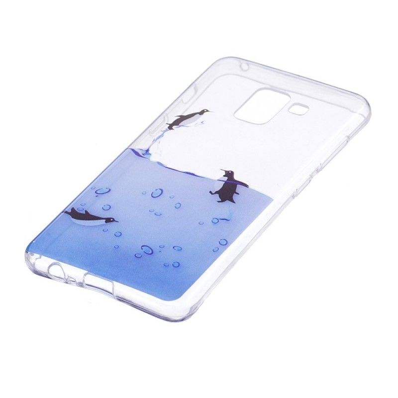 Hülle Samsung Galaxy A8 Handyhülle Pinguinspiel