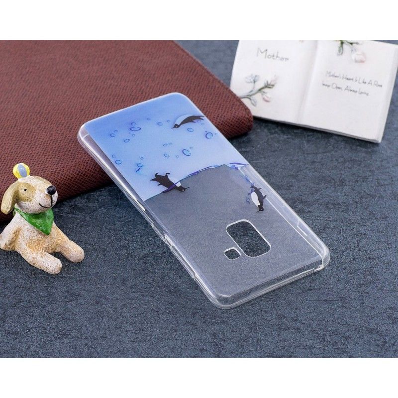 Hülle Samsung Galaxy A8 Handyhülle Pinguinspiel
