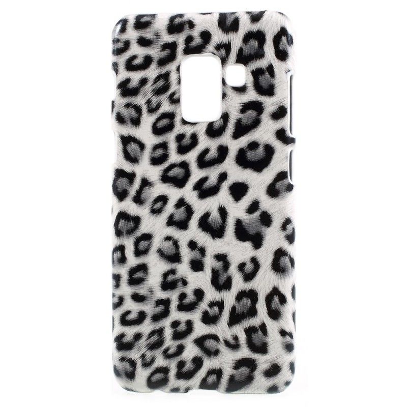 Hülle Samsung Galaxy A8 Weiß Leopard