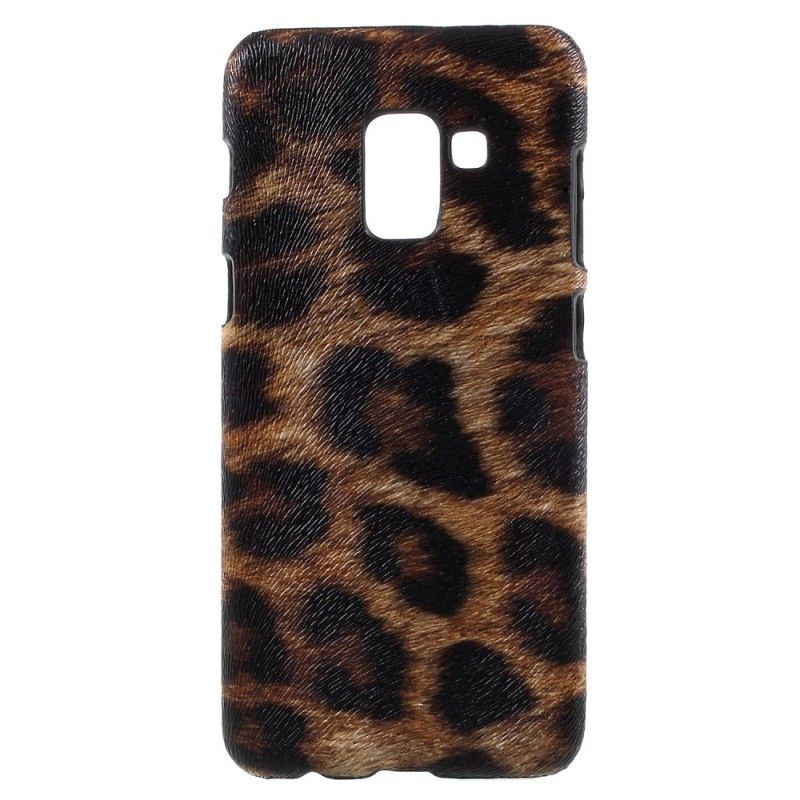 Hülle Samsung Galaxy A8 Weiß Leopard