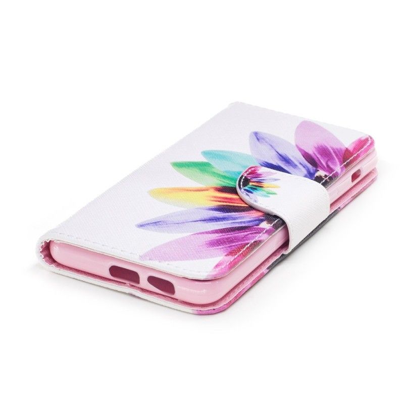 Lederhüllen Für Samsung Galaxy A8 Aquarellblume