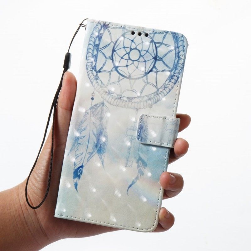 Lederhüllen Samsung Galaxy A8 Handyhülle 3D-Traumfänger