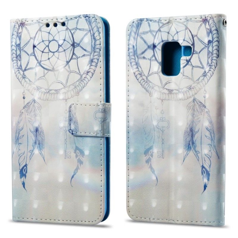 Lederhüllen Samsung Galaxy A8 Handyhülle 3D-Traumfänger