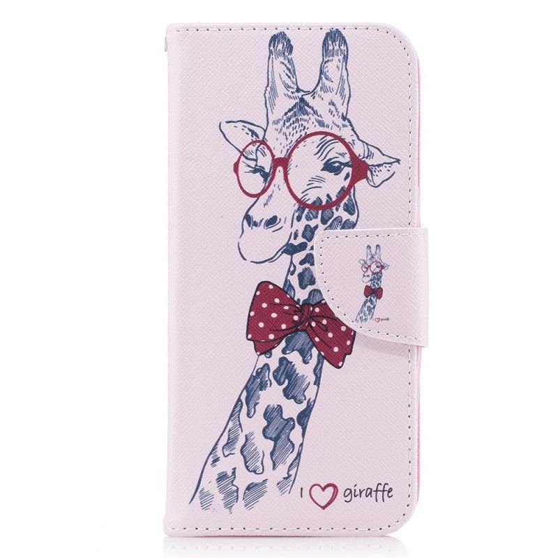 Lederhüllen Samsung Galaxy A8 Nerd-Giraffe