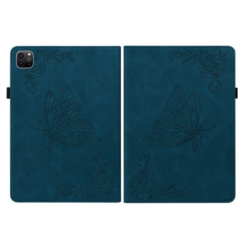 Case Für iPad Pro 11" (2022) Stilisierte Schmetterlinge